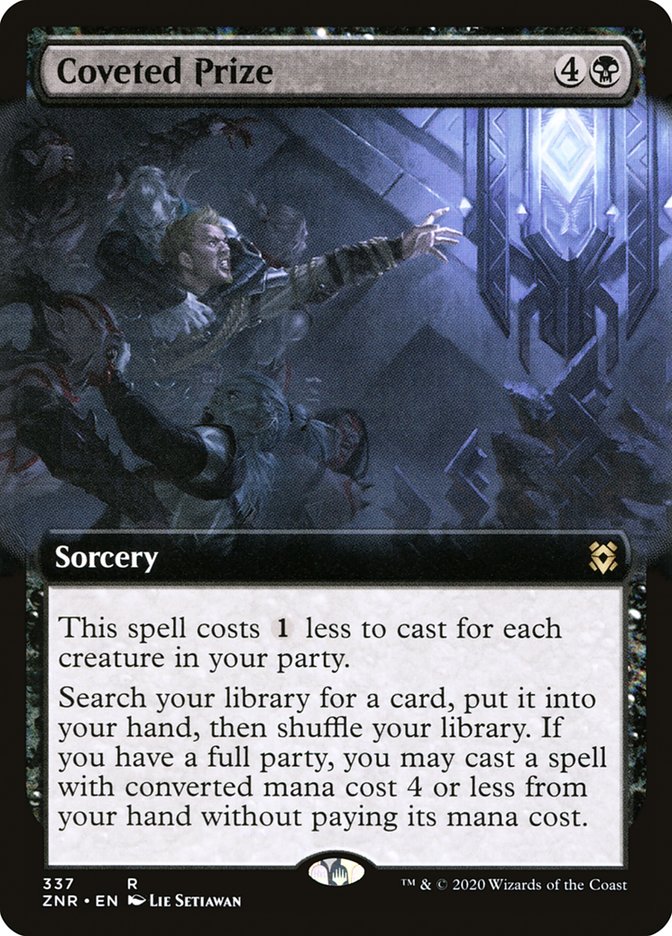 Coveted Prize (Extended Art) [Zendikar Rising] | Local Legends