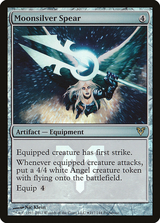 Moonsilver Spear [Avacyn Restored Prerelease Promos] | Local Legends