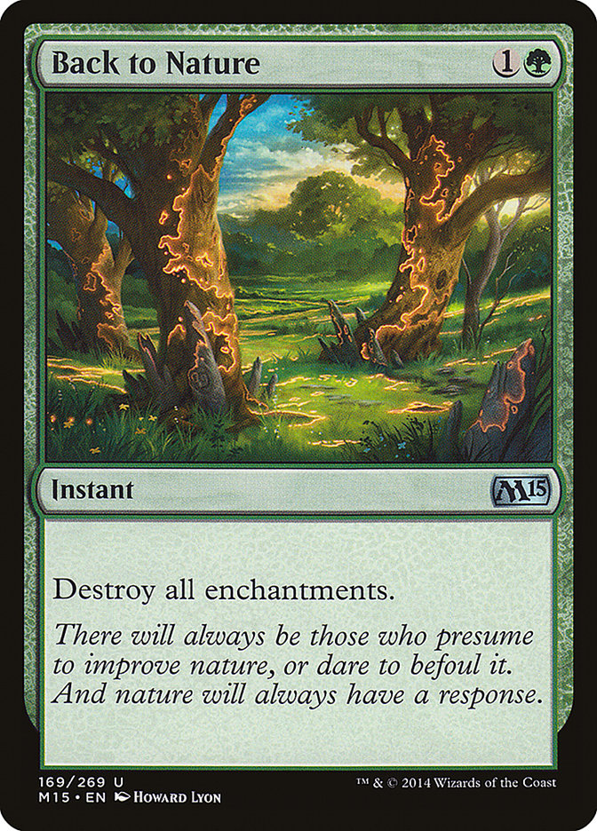 Back to Nature [Magic 2015] | Golgari Games