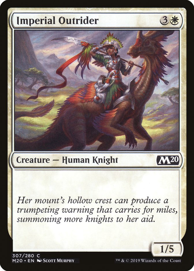 Imperial Outrider [Core Set 2020] | Local Legends