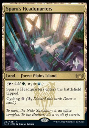 Spara's Headquarters (Promo Pack) [Streets of New Capenna Promos] | Golgari Games