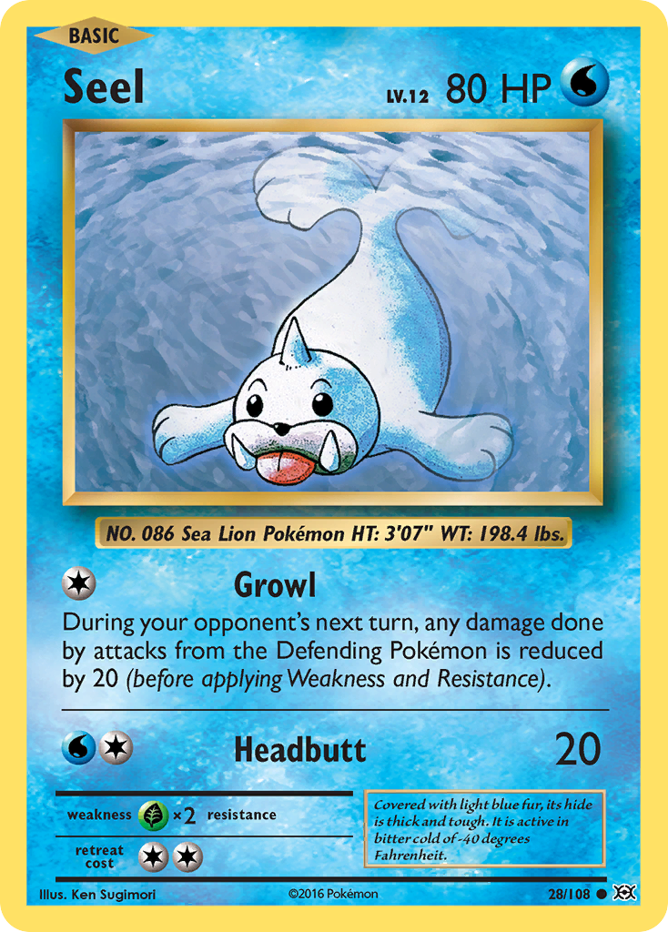 Seel (28/108) [XY: Evolutions] | Golgari Games