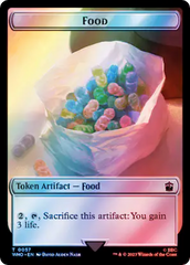 Alien Angel // Food (0057) Double-Sided Token (Surge Foil) [Doctor Who Tokens] | Golgari Games