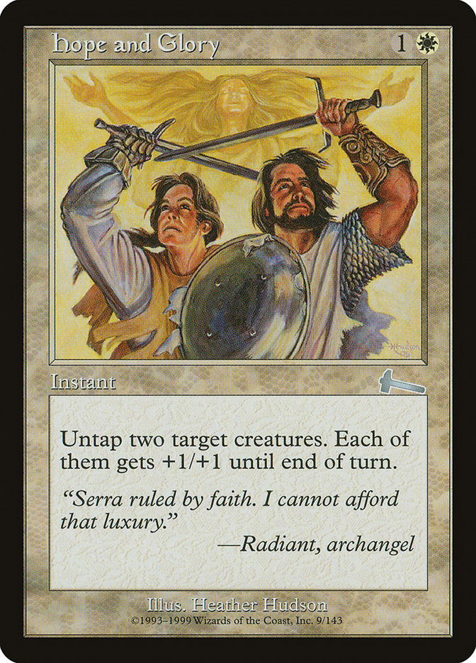 Hope and Glory [Urza's Legacy] | Local Legends