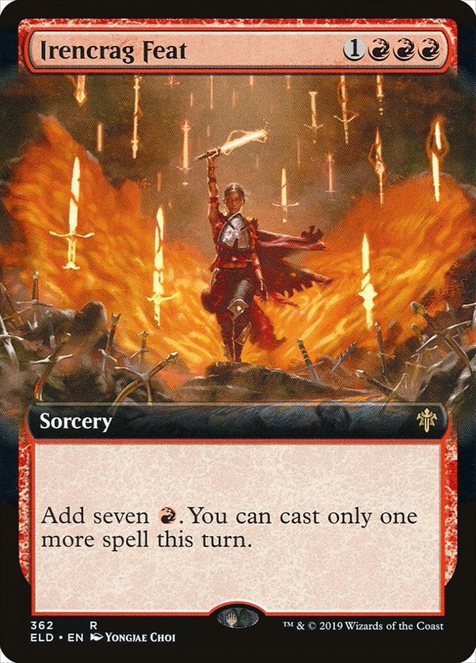 Irencrag Feat (Extended Art) [Throne of Eldraine] | Local Legends