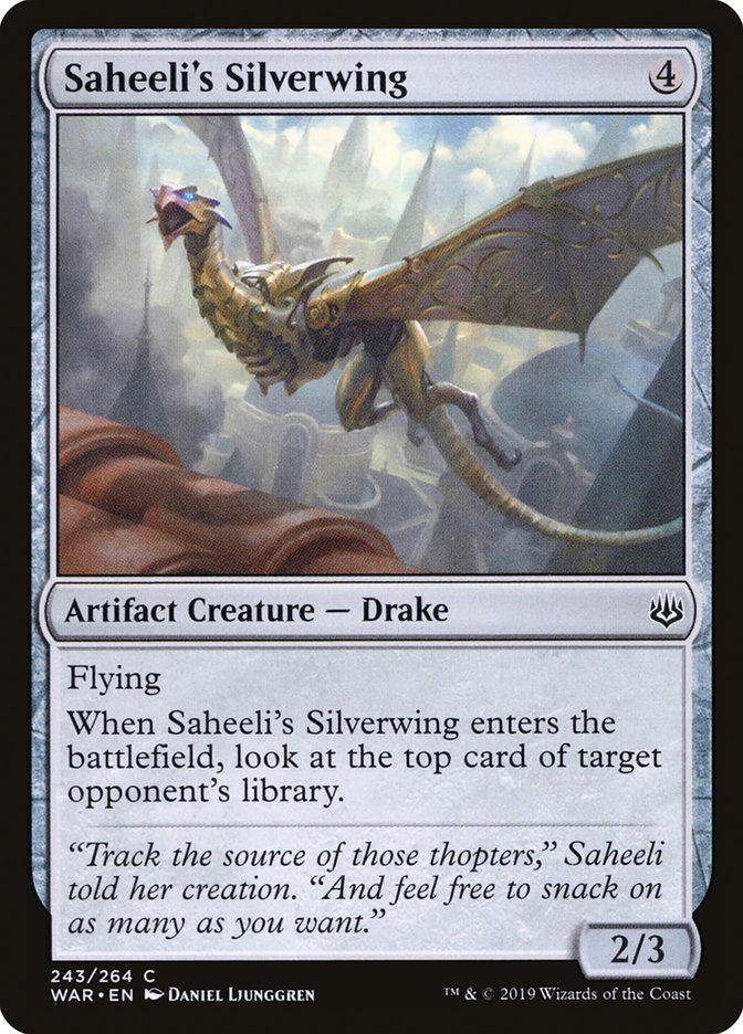 Saheeli's Silverwing [War of the Spark] | Local Legends