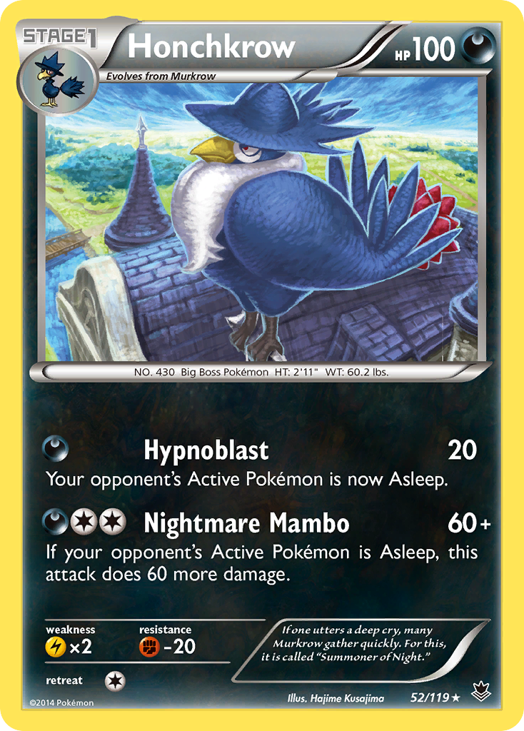 Honchkrow (52/119) [XY: Phantom Forces] | Golgari Games