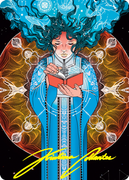 Memory Lapse Art Card (Gold-Stamped Signature) [Strixhaven: School of Mages Art Series] | Local Legends