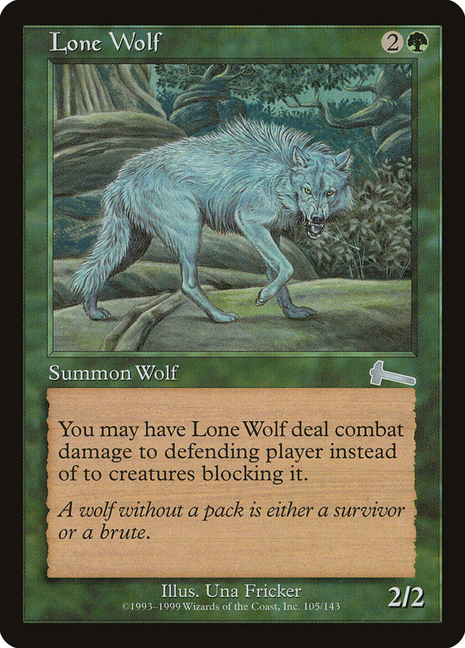 Lone Wolf [Urza's Legacy] | Golgari Games