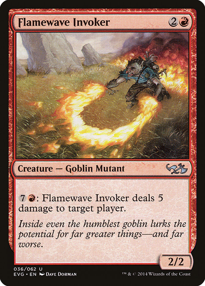 Flamewave Invoker (Elves vs. Goblins) [Duel Decks Anthology] | Golgari Games