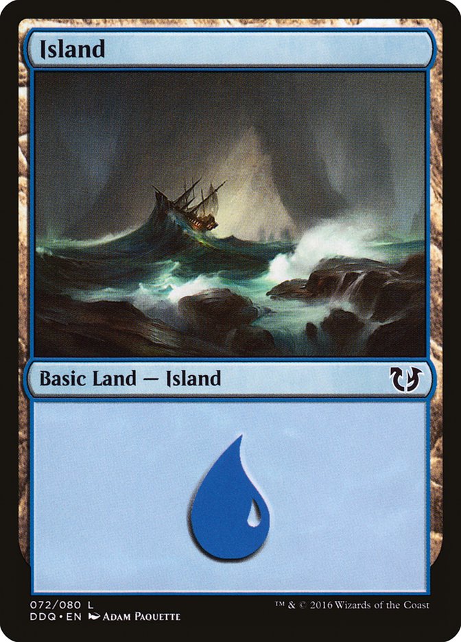 Island (72) [Duel Decks: Blessed vs. Cursed] | Golgari Games