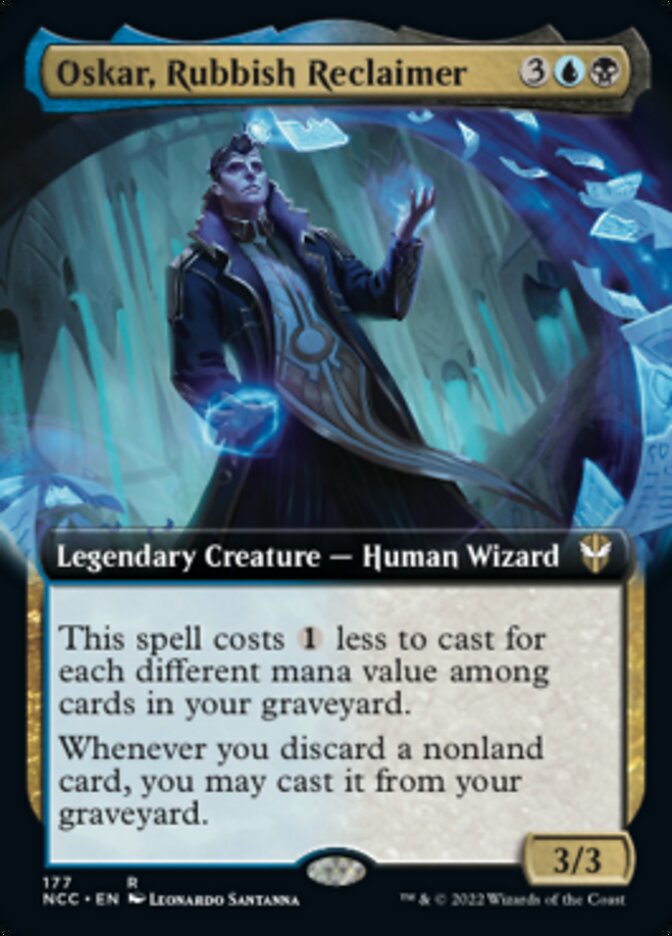 Oskar, Rubbish Reclaimer (Extended Art) [Streets of New Capenna Commander] | Local Legends