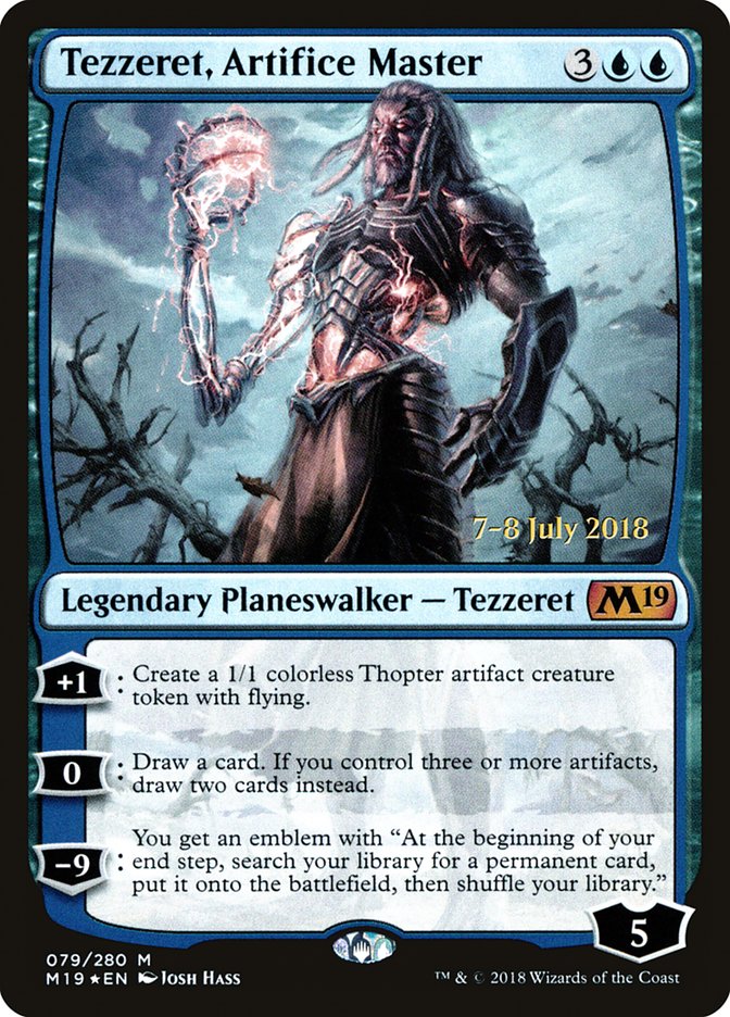 Tezzeret, Artifice Master [Core Set 2019 Prerelease Promos] | Golgari Games