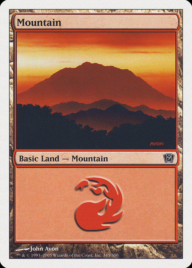 Mountain (345) [Ninth Edition] | Local Legends