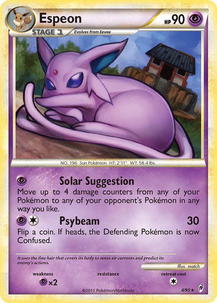 Espeon (4/95) [HeartGold & SoulSilver: Call of Legends] | Golgari Games