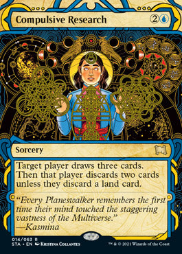 Compulsive Research (Foil Etched) [Strixhaven: School of Mages Mystical Archive] | Local Legends
