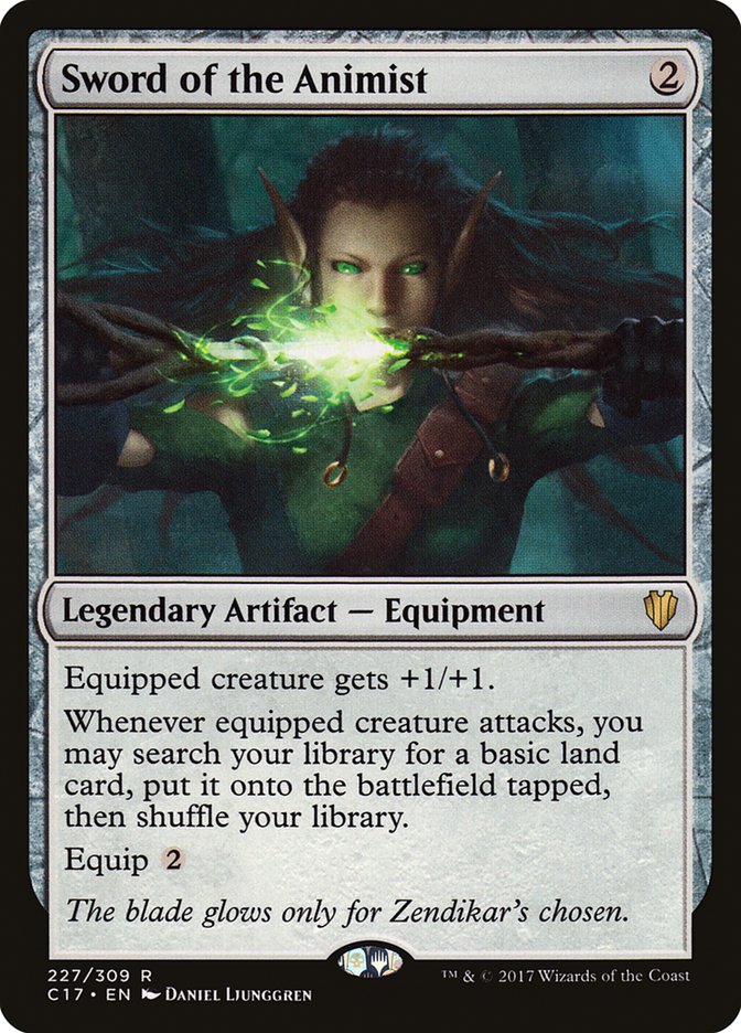 Sword of the Animist [Commander 2017] | Local Legends