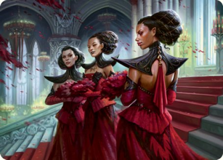 Olivia's Attendants Art Card [Innistrad: Crimson Vow Art Series] | Local Legends