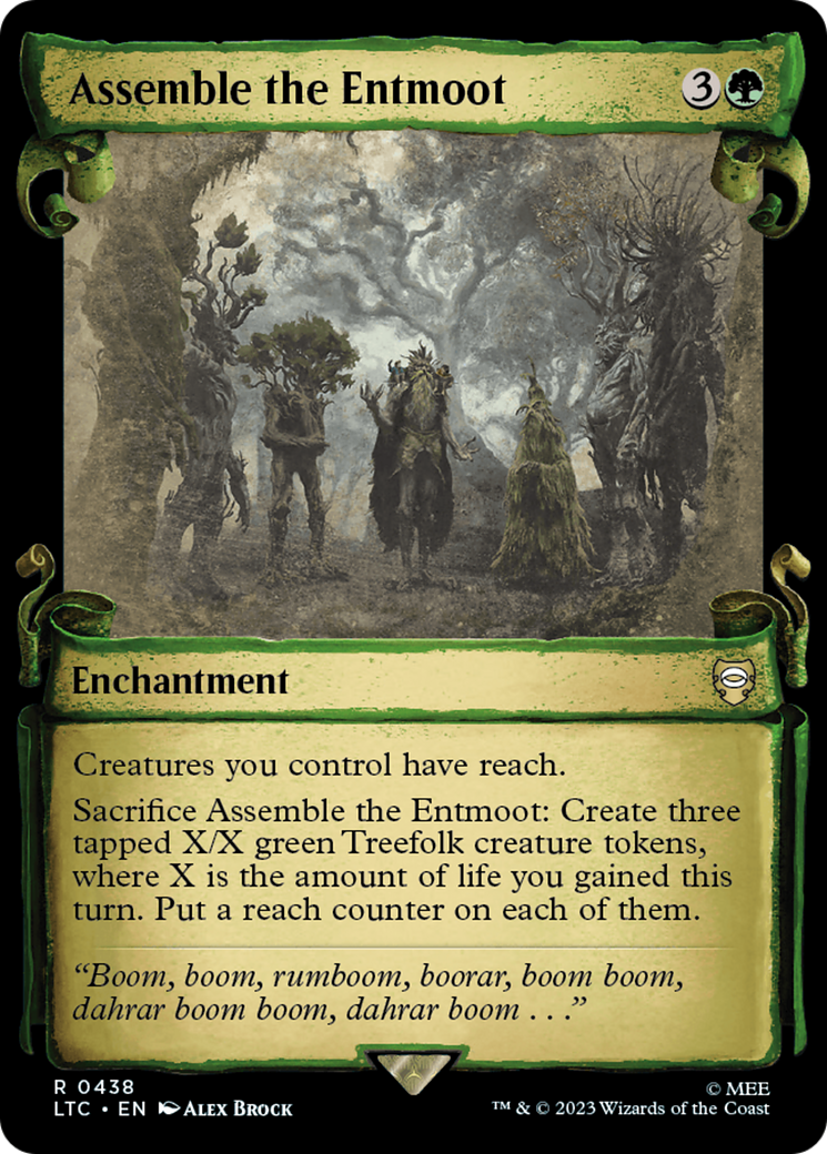 Assemble the Entmoot [The Lord of the Rings: Tales of Middle-Earth Commander Showcase Scrolls] | Golgari Games