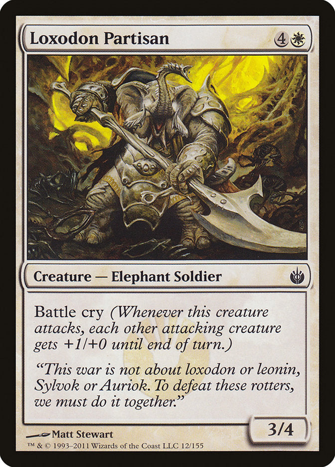 Loxodon Partisan [Mirrodin Besieged] | Golgari Games