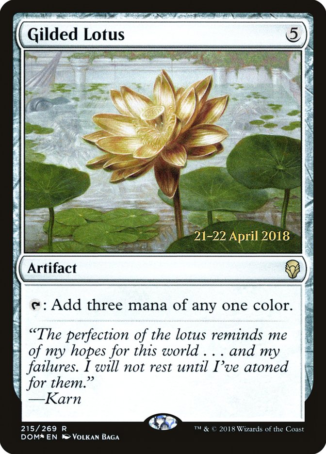 Gilded Lotus [Dominaria Prerelease Promos] | Golgari Games