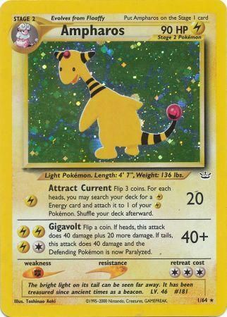 Ampharos (1/64) [Neo Revelation Unlimited] | Golgari Games