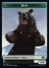 Bear // Monk Double-sided Token [Double Masters 2022 Tokens] | Golgari Games