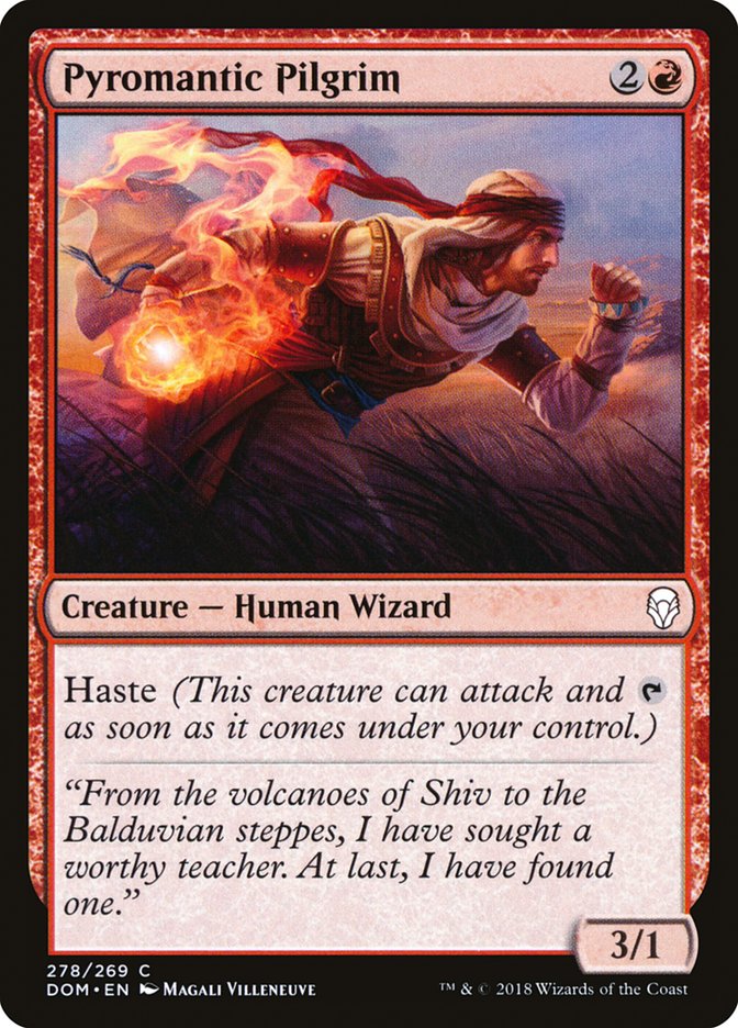Pyromantic Pilgrim [Dominaria] | Local Legends