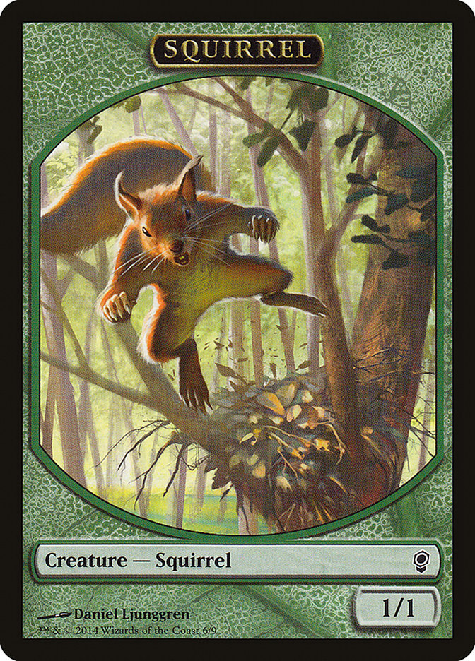 Squirrel Token [Conspiracy Tokens] | Golgari Games