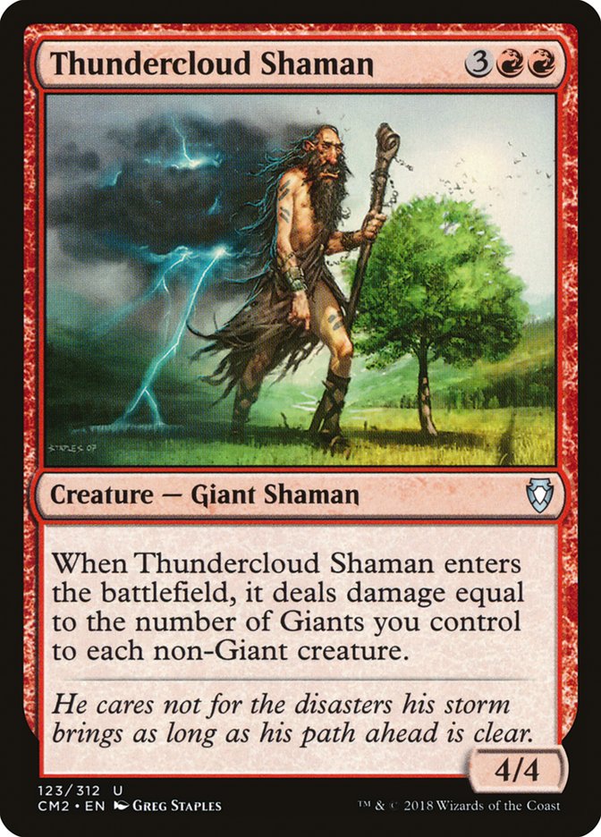 Thundercloud Shaman [Commander Anthology Volume II] | Golgari Games