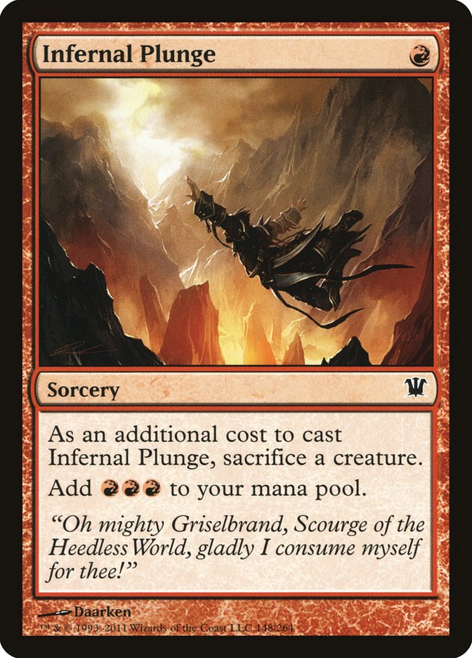 Infernal Plunge [Innistrad] | Golgari Games