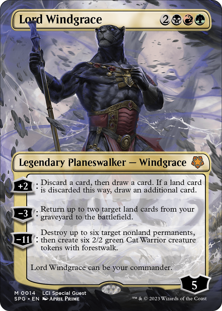 Lord Windgrace (Borderless) [The Lost Caverns of Ixalan Special Guests] | Local Legends