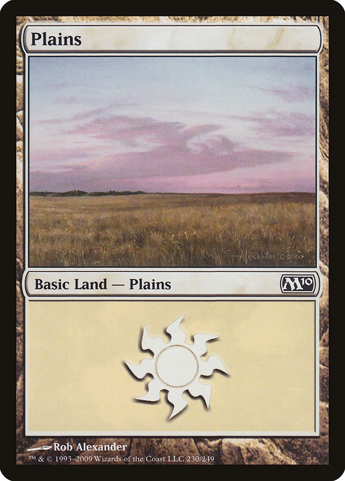 Plains (230) [Magic 2010] | Golgari Games