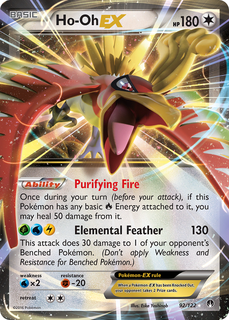 Ho-Oh EX (92/122) [XY: BREAKpoint] | Golgari Games