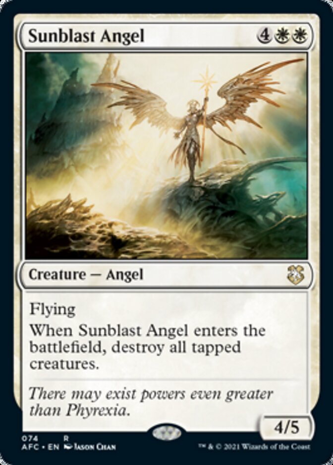 Sunblast Angel [Dungeons & Dragons: Adventures in the Forgotten Realms Commander] | Local Legends