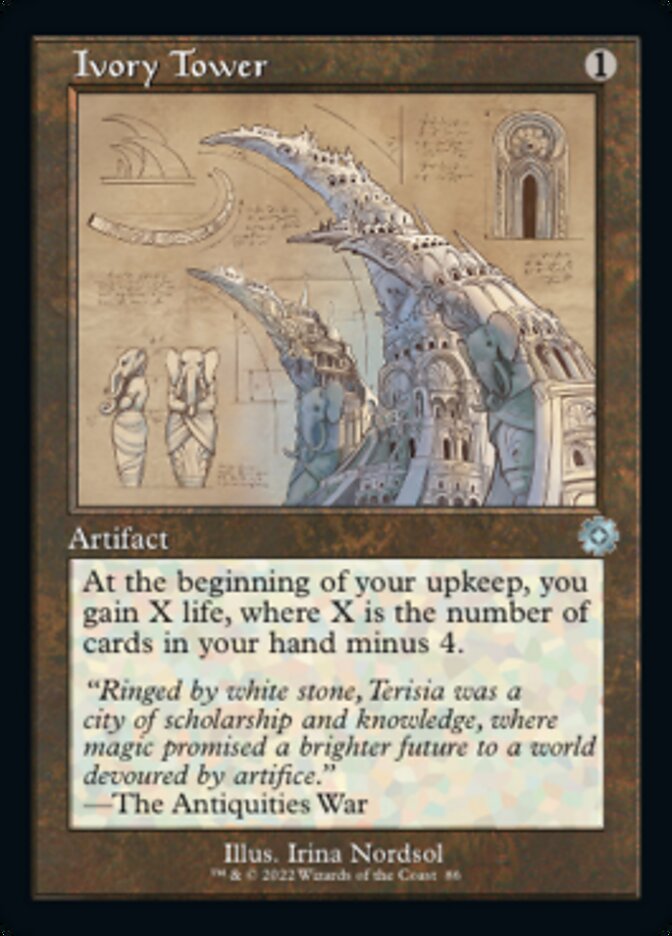 Ivory Tower (Retro Schematic) [The Brothers' War Retro Artifacts] | Local Legends