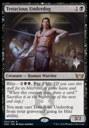 Tenacious Underdog (Promo Pack) [Streets of New Capenna Promos] | Local Legends