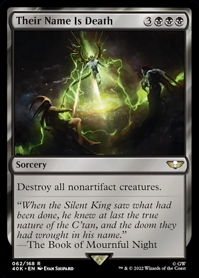 Their Name Is Death (Surge Foil) [Universes Beyond: Warhammer 40,000] | Local Legends