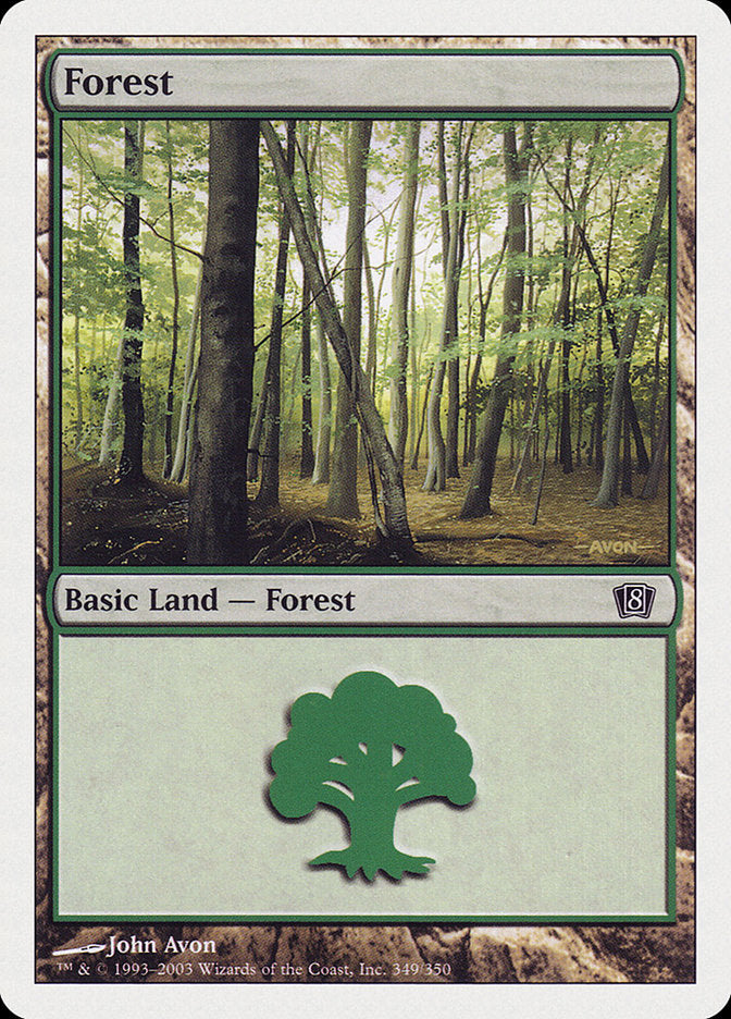 Forest (349) [Eighth Edition] | Local Legends