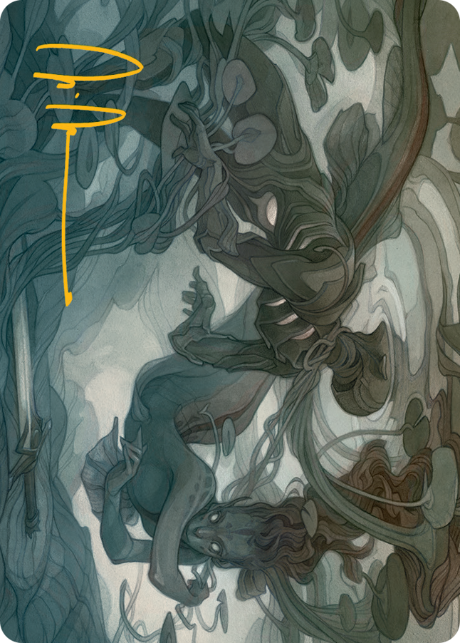 Emry, Lurker of the Loch Art Card (Gold-Stamped Signature) [March of the Machine Art Series] | Local Legends