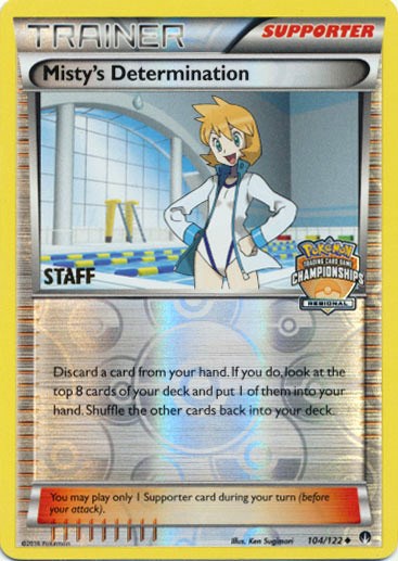 Misty's Determination (104/122) (Regional Championship Promo Staff) [XY: BREAKpoint] | Golgari Games