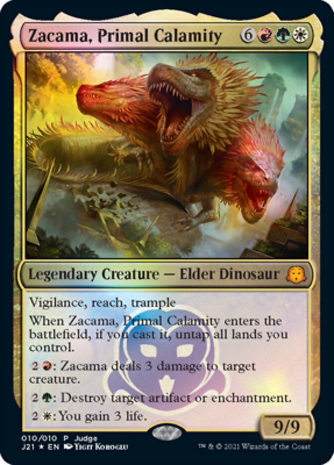 Zacama, Primal Calamity [Judge Gift Cards 2021] | Golgari Games