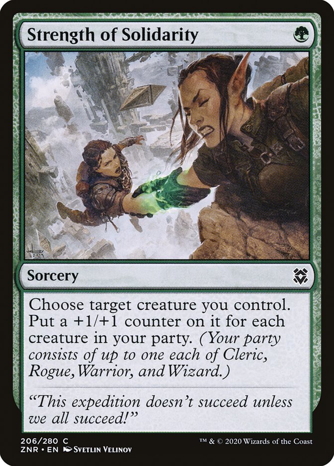 Strength of Solidarity [Zendikar Rising] | Local Legends