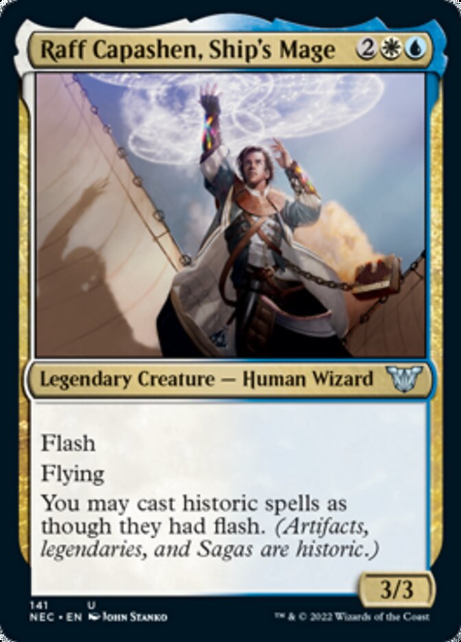 Raff Capashen, Ship's Mage [Kamigawa: Neon Dynasty Commander] | Local Legends