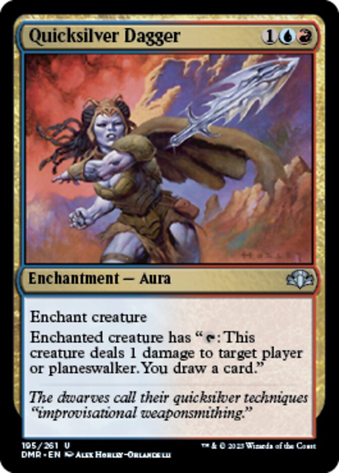 Quicksilver Dagger [Dominaria Remastered] | Local Legends