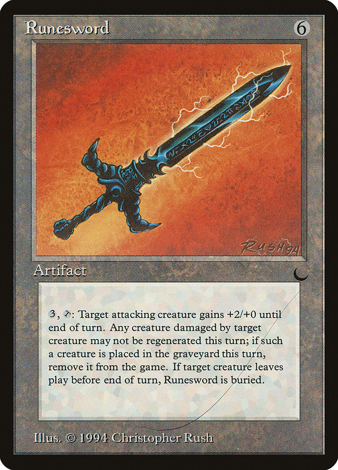 Runesword (Misprinted) [The Dark] | Local Legends