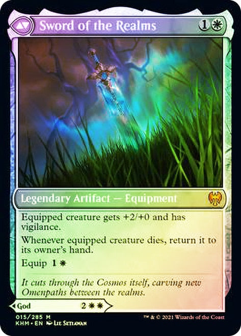 Halvar, God of Battle // Sword of the Realms [Kaldheim Prerelease Promos] | Local Legends
