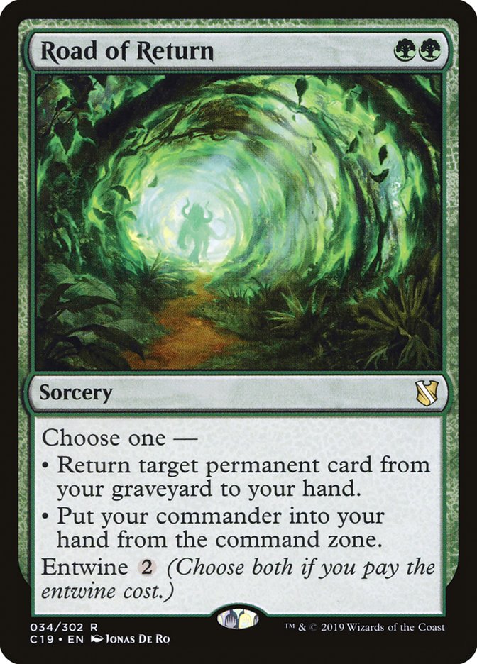 Road of Return [Commander 2019] | Golgari Games