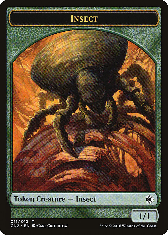 Insect Token [Conspiracy: Take the Crown Tokens] | Golgari Games