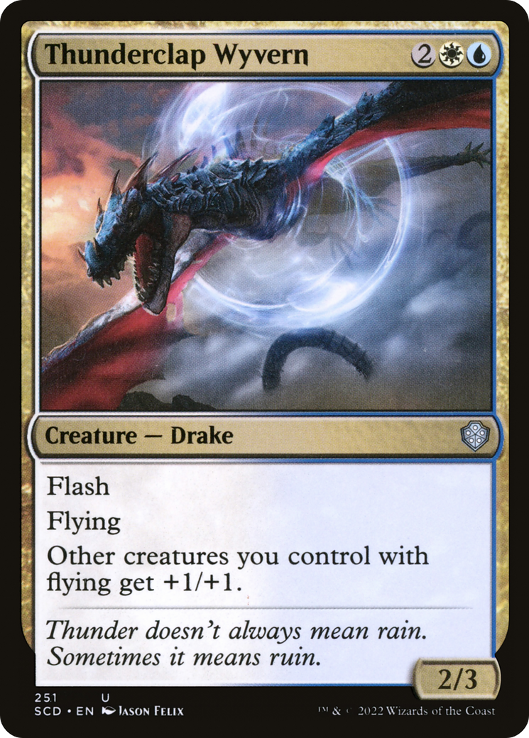 Thunderclap Wyvern [Starter Commander Decks] | Local Legends